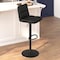 Flash Furniture Black Adjustable Height LeatherSoft Barstools, 2PK CH-202071-BK-GG - alternate 5